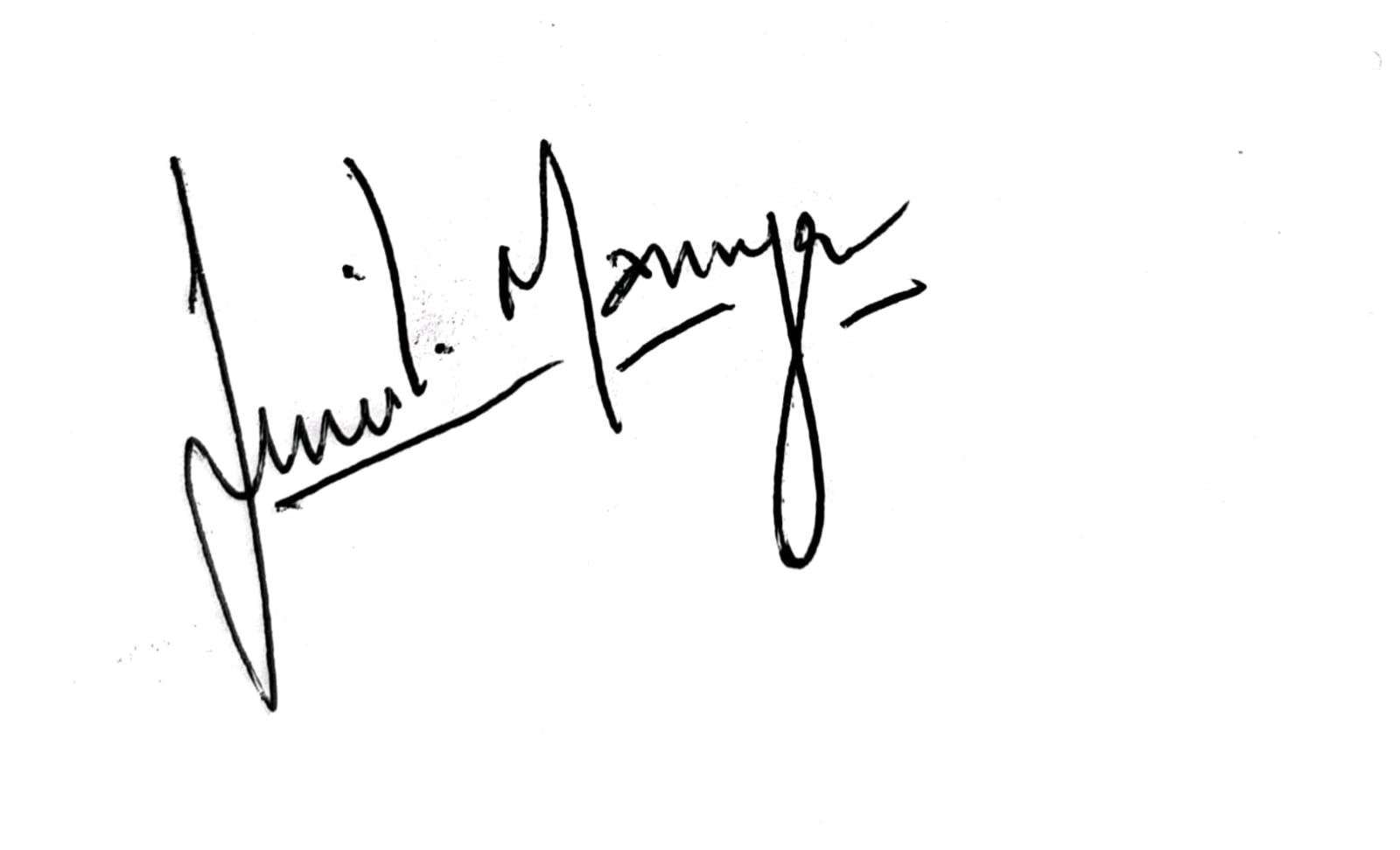 Sunil Maurya Signature